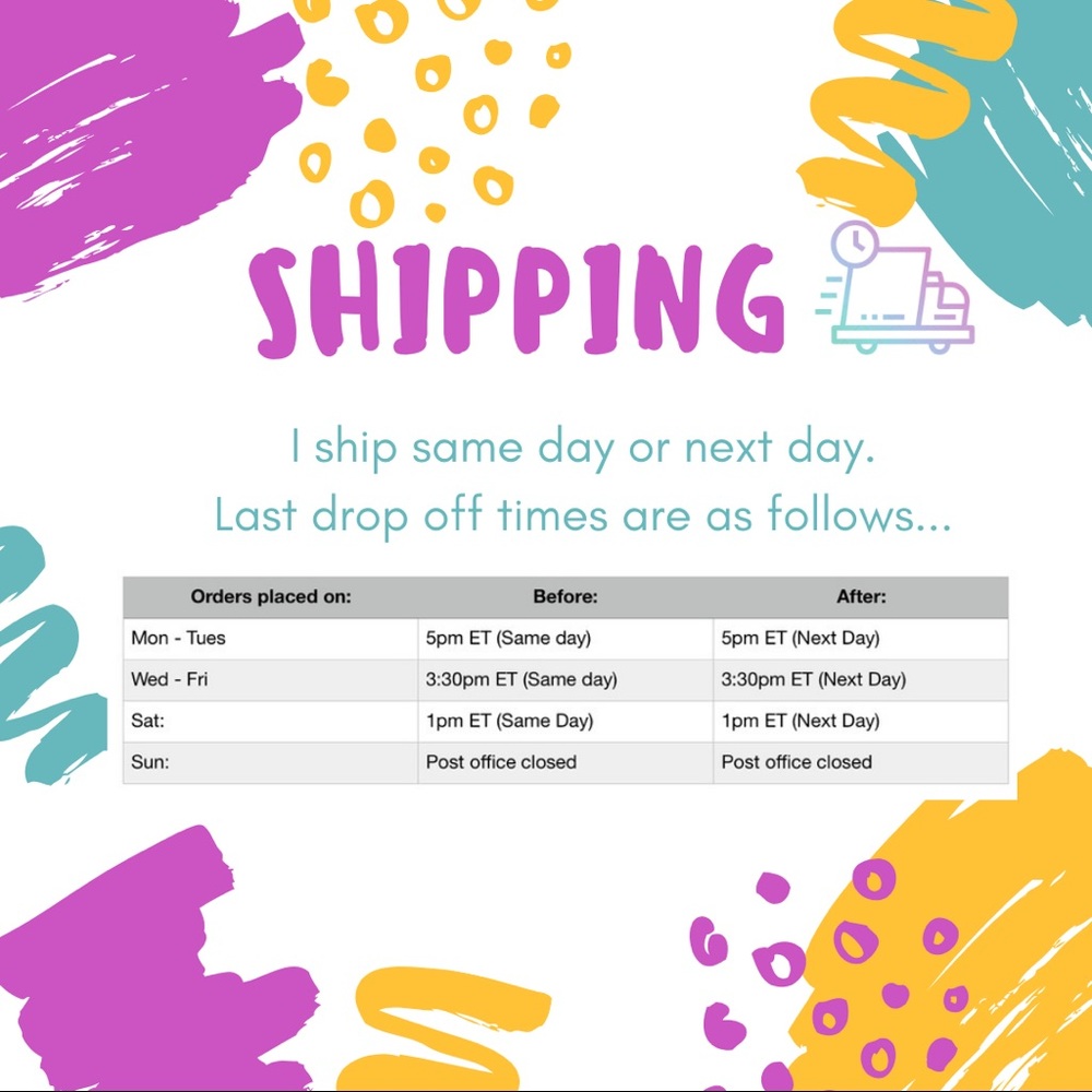 FAST SHIPPING!! 📬📦